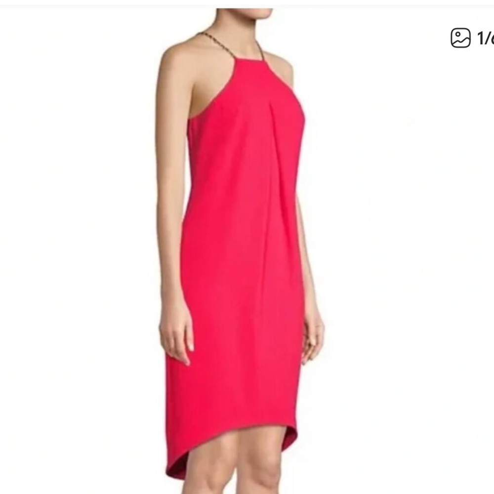 Trina Turk Vibrant Pink High Low Dress